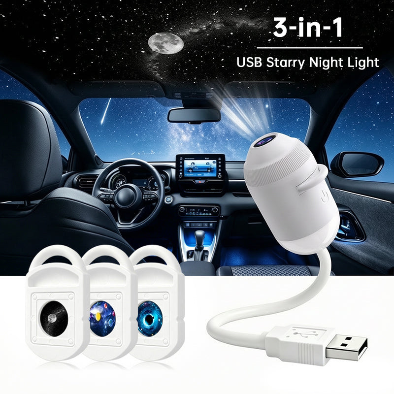 5D Holographic Galaxy & Ocean Projector – Smart LED Night Light with 24 Films
