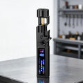 Windproof Torch Lighter with LED Display & Bottle Opener